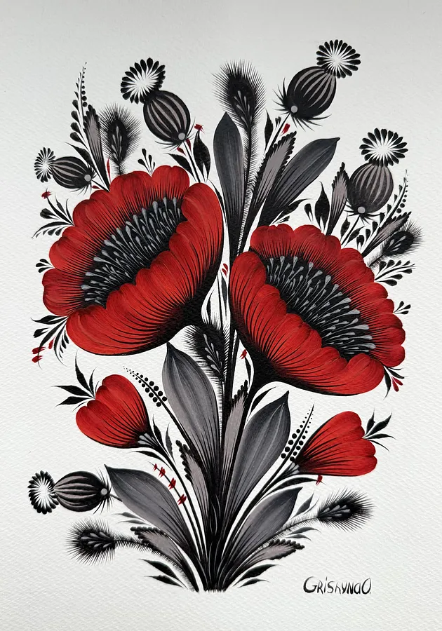 Bild von Untitled von Olena Gryshyna, Größe: 21х29,7 см, Malovky Medium, zum Preis von €90