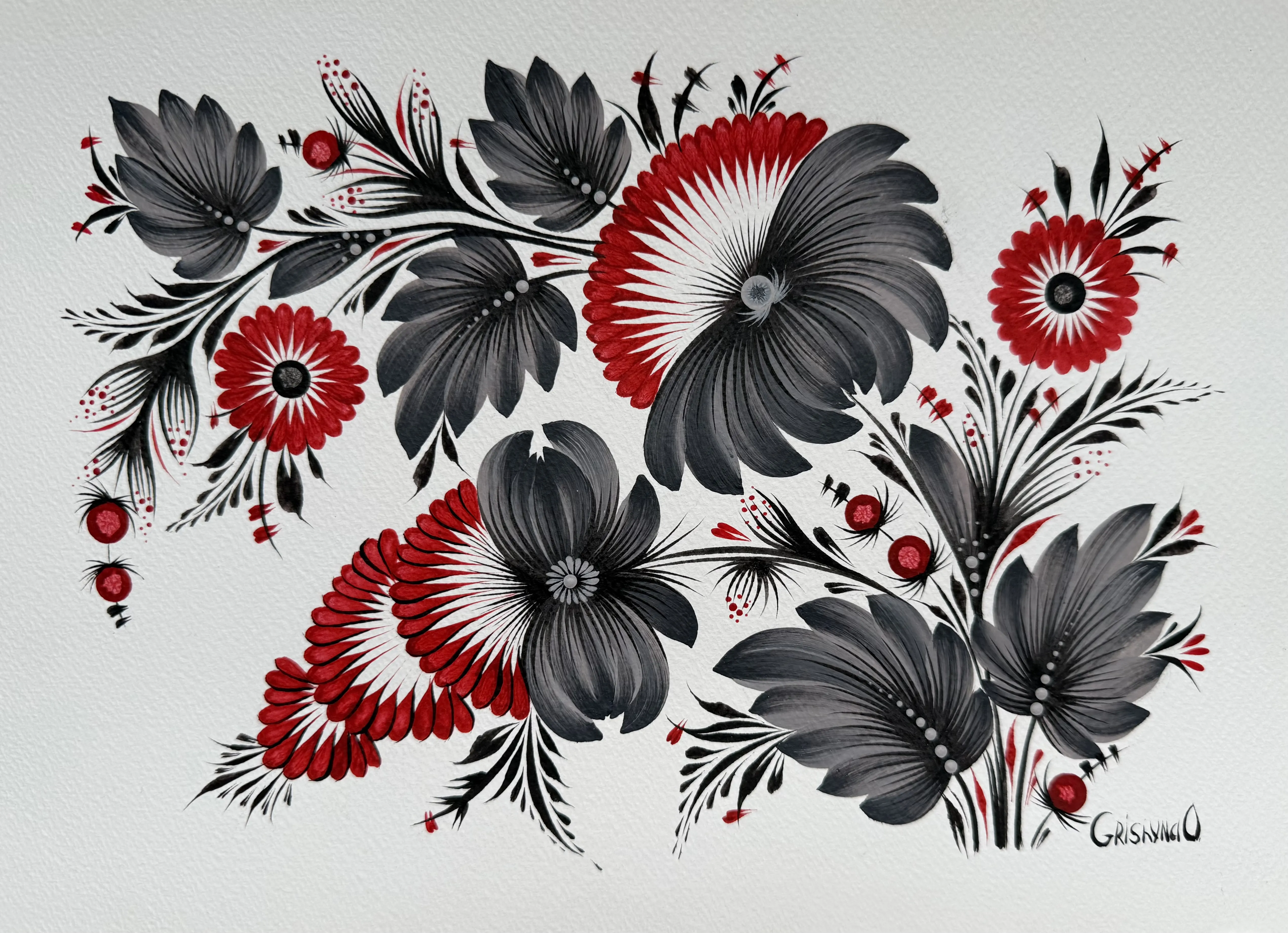 Bild von Untitled von Olena Gryshyna, Größe: 21х29,7 см, Malovky Medium, zum Preis von €90