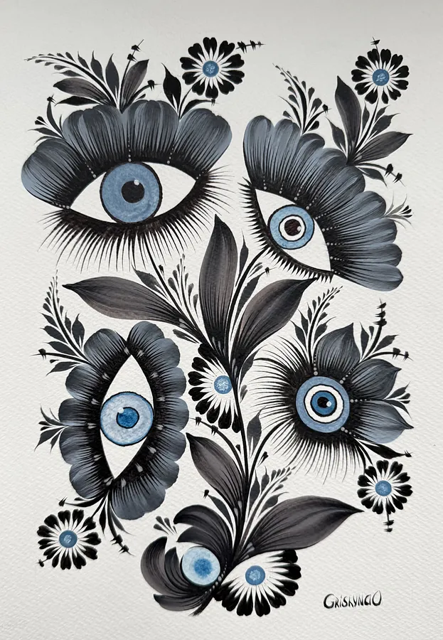 Bild von Untitled von Olena Gryshyna, Größe: 21х29,7 см, Malovky Medium, zum Preis von €90