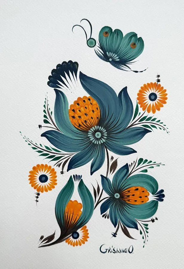 Image of Untitled by Olena Grishyna, size: 21х29,7 см, Malovky medium, priced at €70