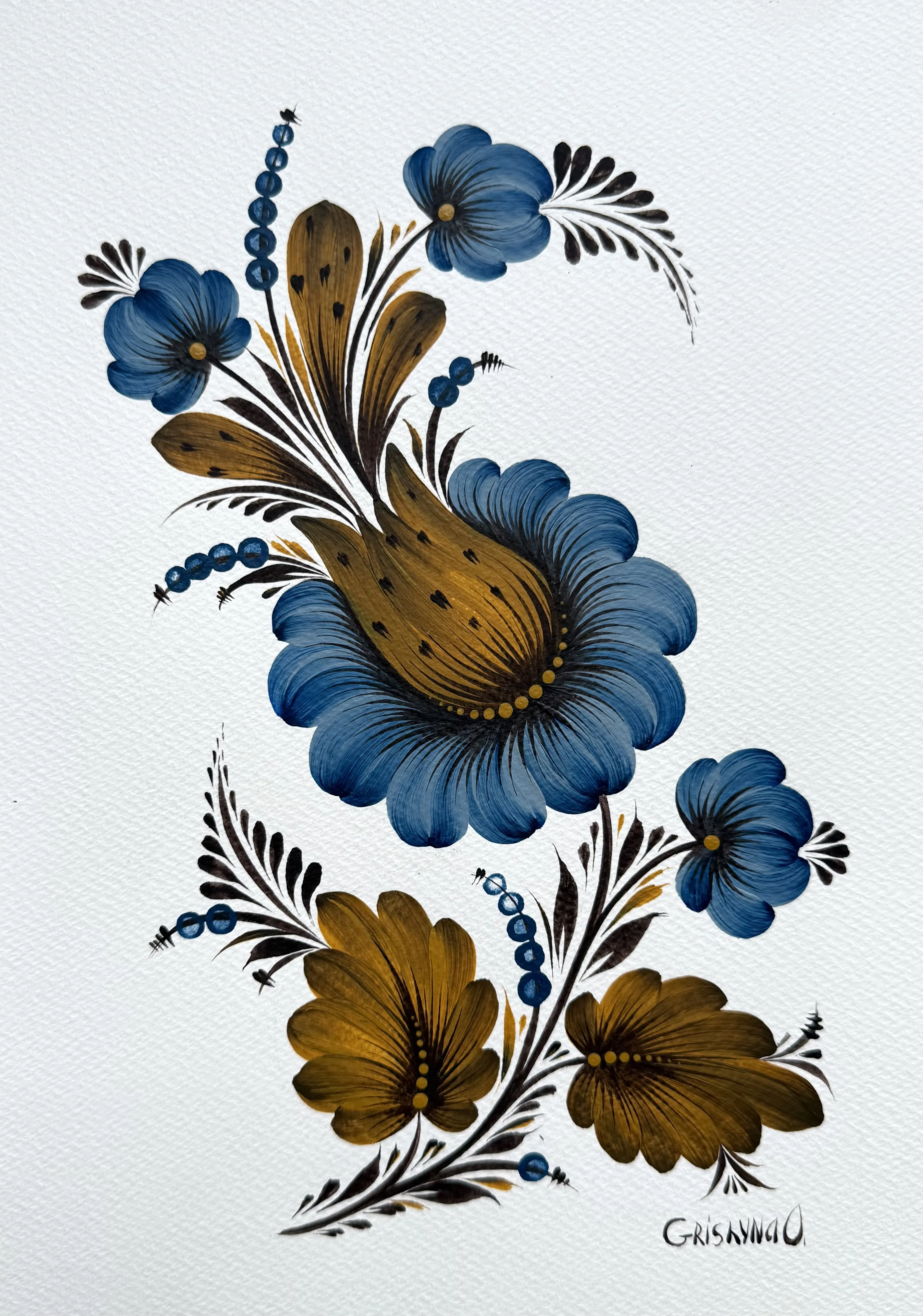 Bild von Untitled von Olena Gryshyna, Größe: 21х29,7 см, Malovky Medium, zum Preis von €70