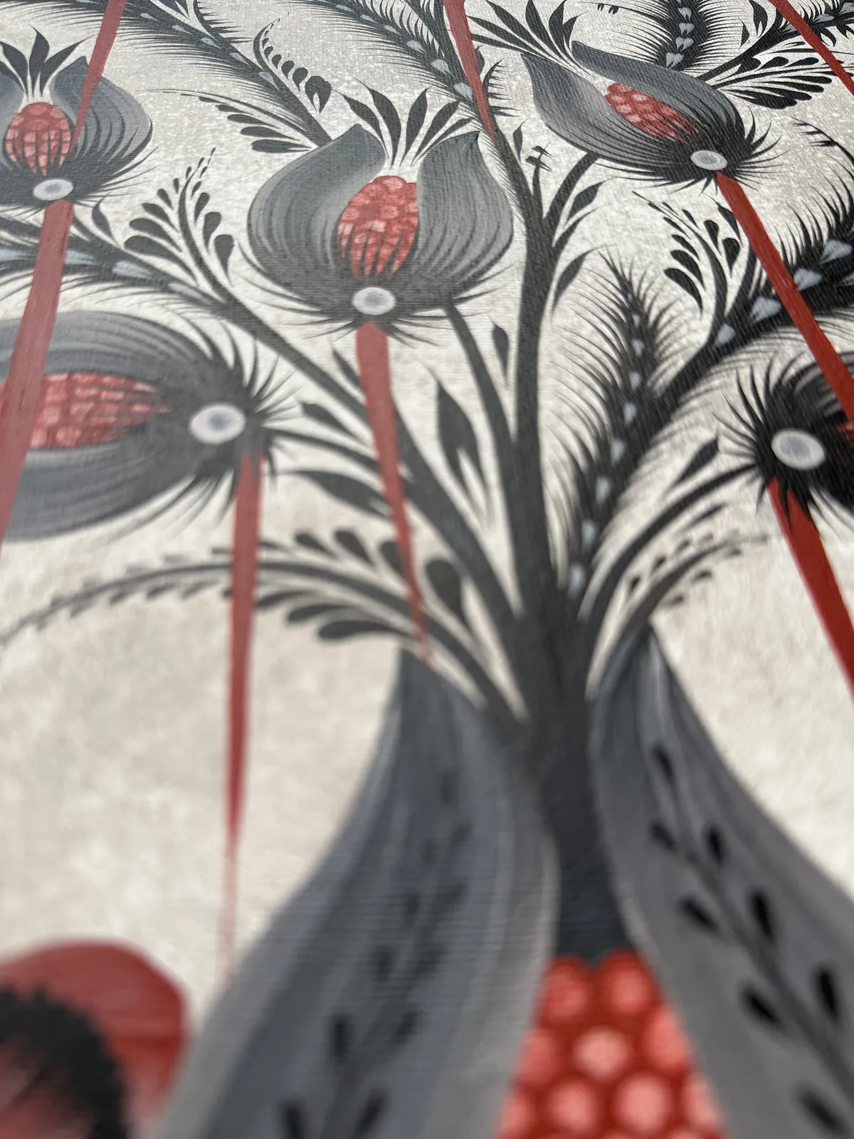 Image of Tree of Life by Olena Grishyna, size: 50х50 cm, made of acrylic/canvas, Painting medium, from Germany, part of the Flowers of Remembrance series, priced at €320 Photo 3 of 4.