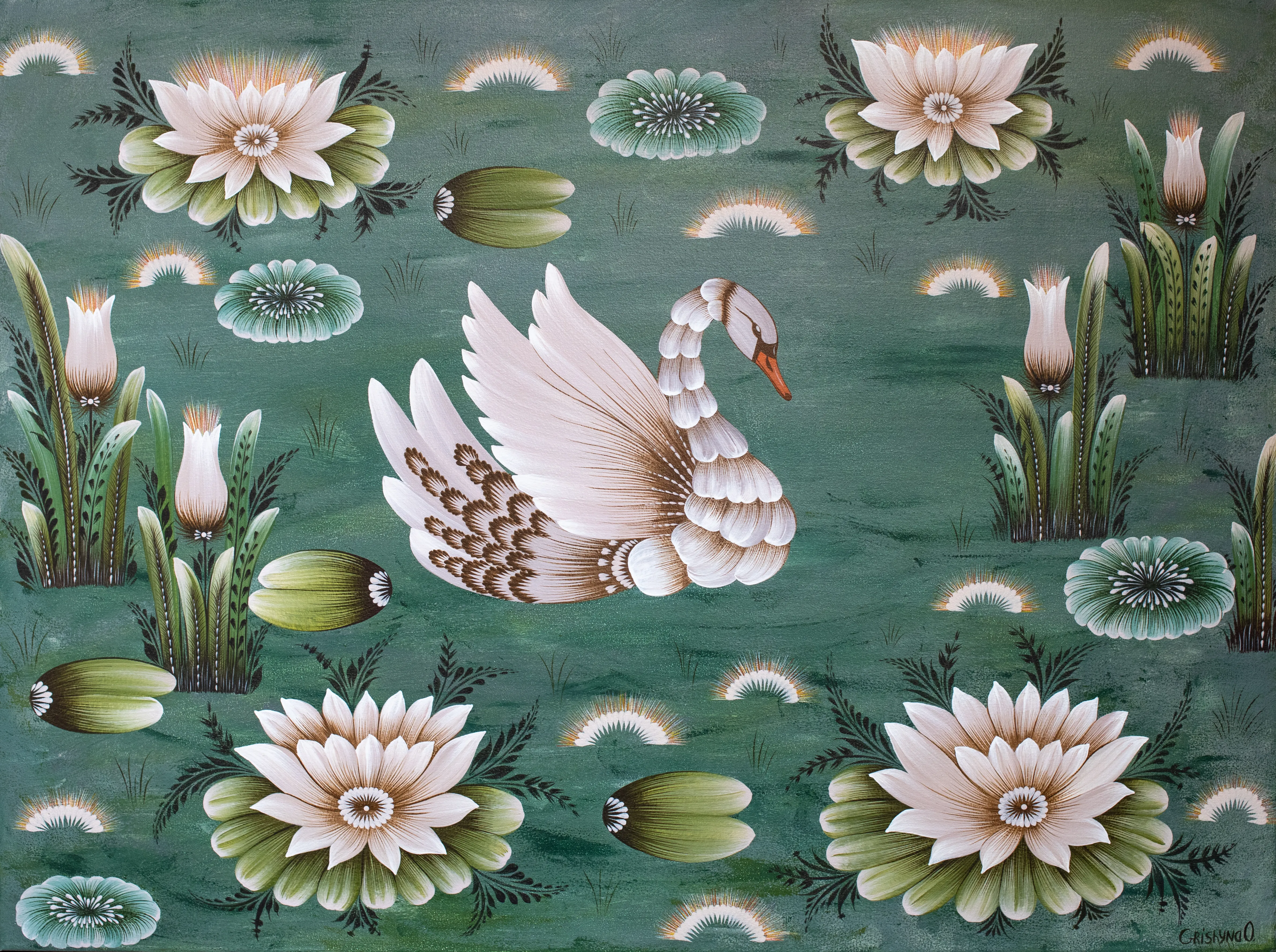 Image of Transformations by Olena Grishyna, size: триптих: 60х80 см, 60х60 см, 30х60 см, made of acrylic/canvas, Painting medium, from Germany, priced at €1300 Photo 1 of 8.