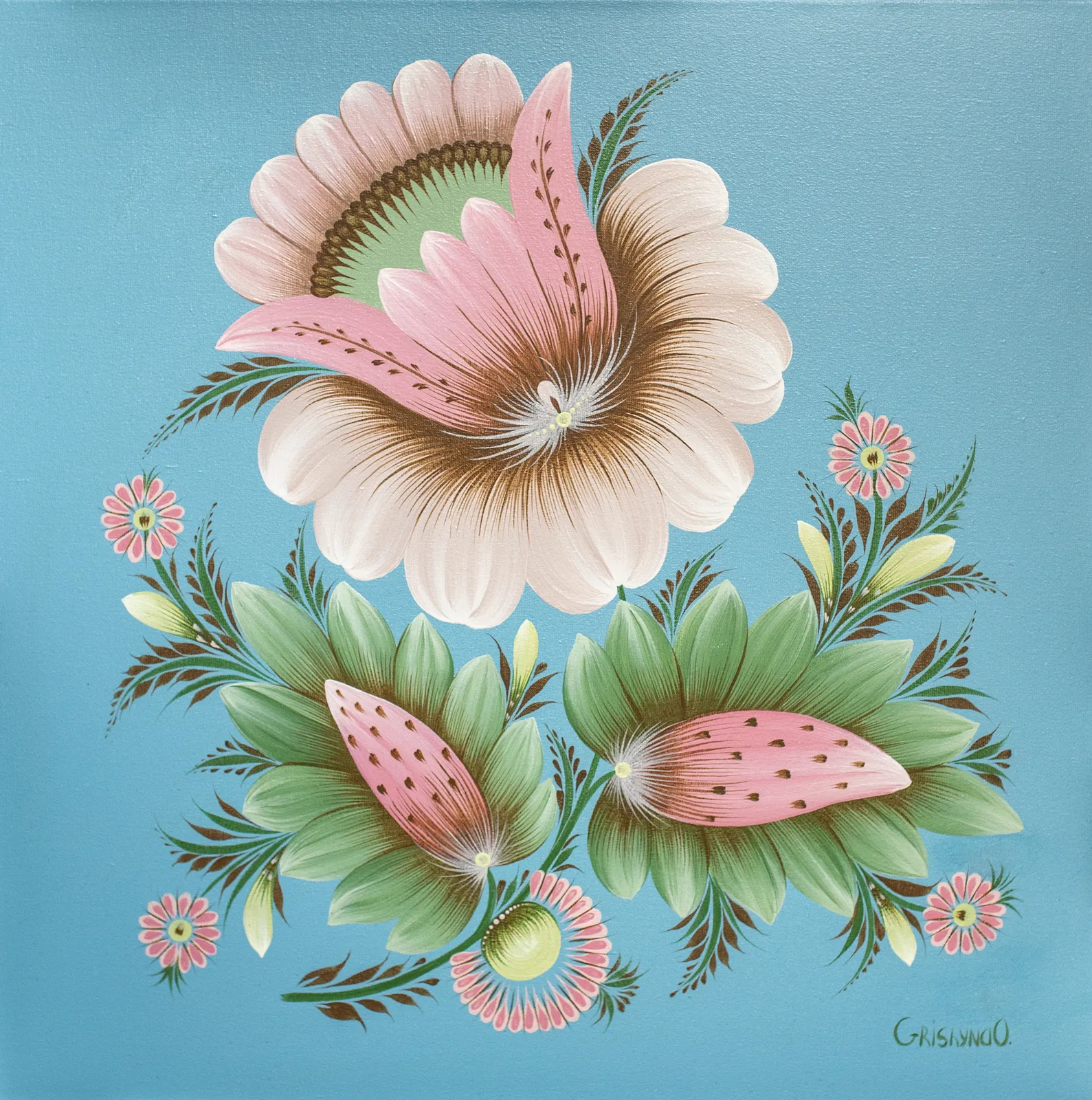 Bild von Innen | Außen von Olena Grishyna, Größe: Diptychon, 2-teilig: je 50x50 cm, hergestellt aus Acryl/Leinwand, Malerei Medium, aus Deutschland, zum Preis von €800 Foto 2 von 7.