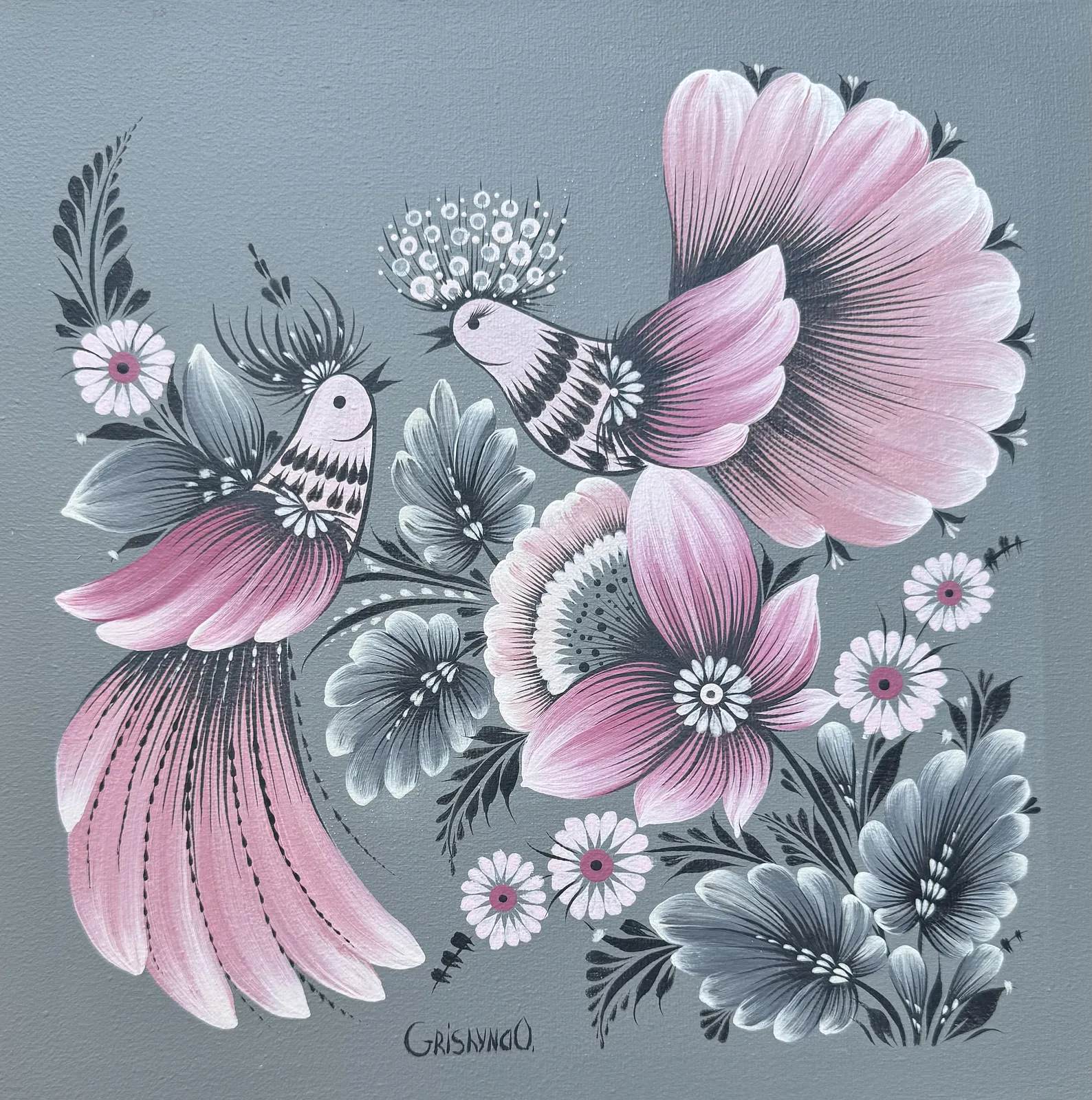 Bild von Morgendämmerung von Olena Grishyna, Größe: поліптих, 4 частини: 30х30 см кожна частина, hergestellt aus Acryl/Leinwand, Malerei Medium, aus Deutschland, zum Preis von €400 Foto 2 von 7.