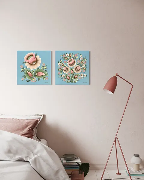 Bild von Innen | Außen von Olena Grishyna, Größe: диптих: 50x50 см кожна частина, hergestellt aus Acryl/Leinwand, Malerei Medium, aus Deutschland, zum Preis von €800 Foto 7 von 7.
