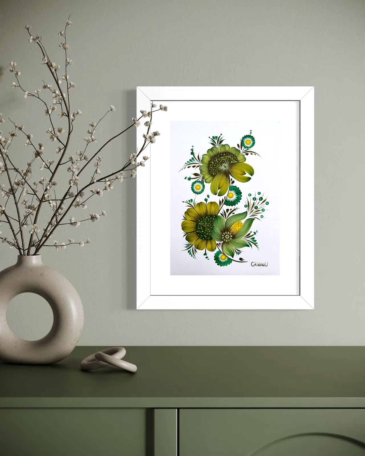 Bild von Maliovka 15 von Olena Grishyna, Größe: 21х29,7 см, hergestellt aus Acryl/Papier, Maliovky Medium, aus Deutschland, zum Preis von €70 Foto 2 von 2.