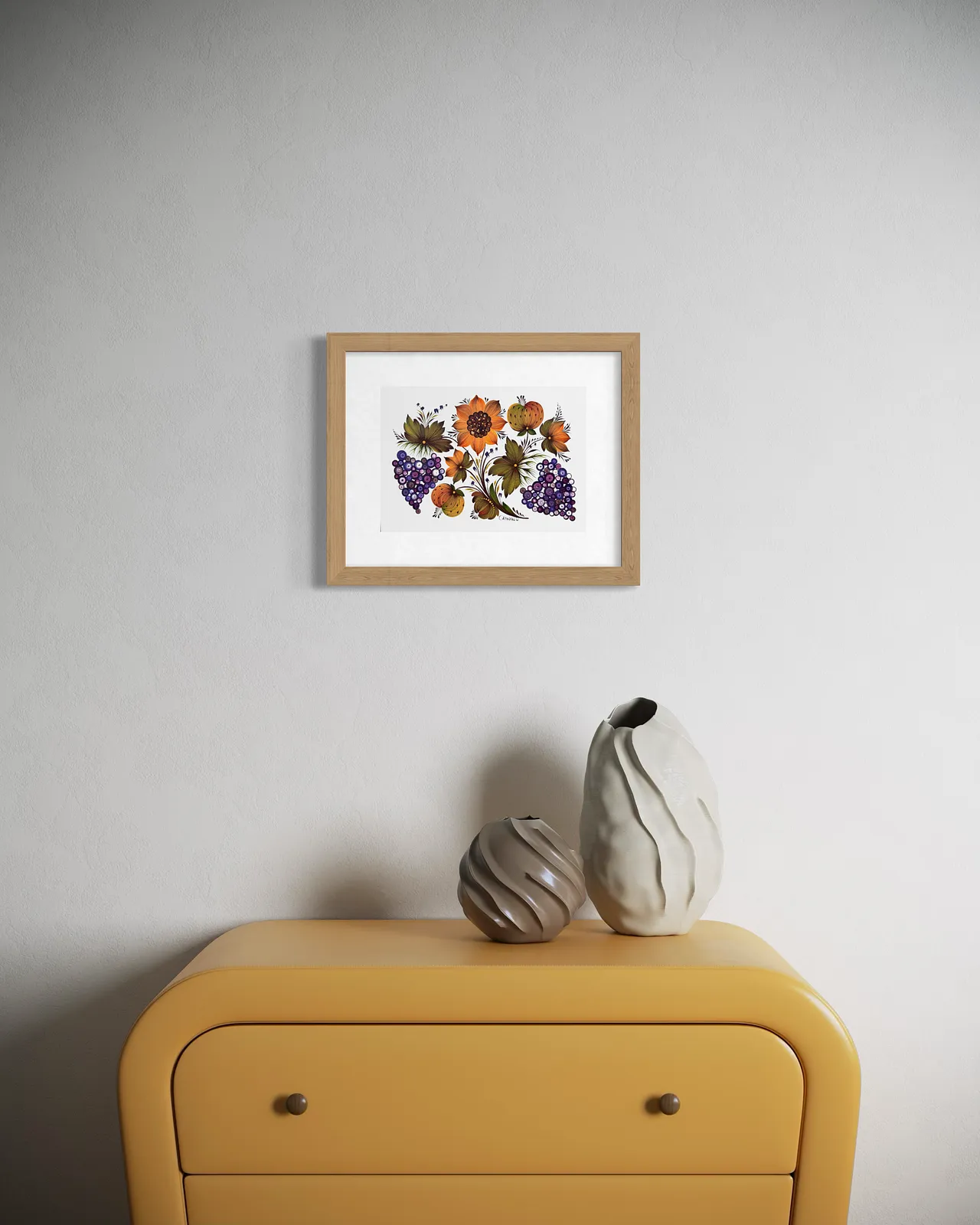 Bild von Maliovka 7 von Olena Grishyna, Größe: 21х29,7 см, hergestellt aus Acryl/Papier, Maliovky Medium, aus Deutschland, Teil der Malovky Serie, zum Preis von €70 Foto 3 von 3.