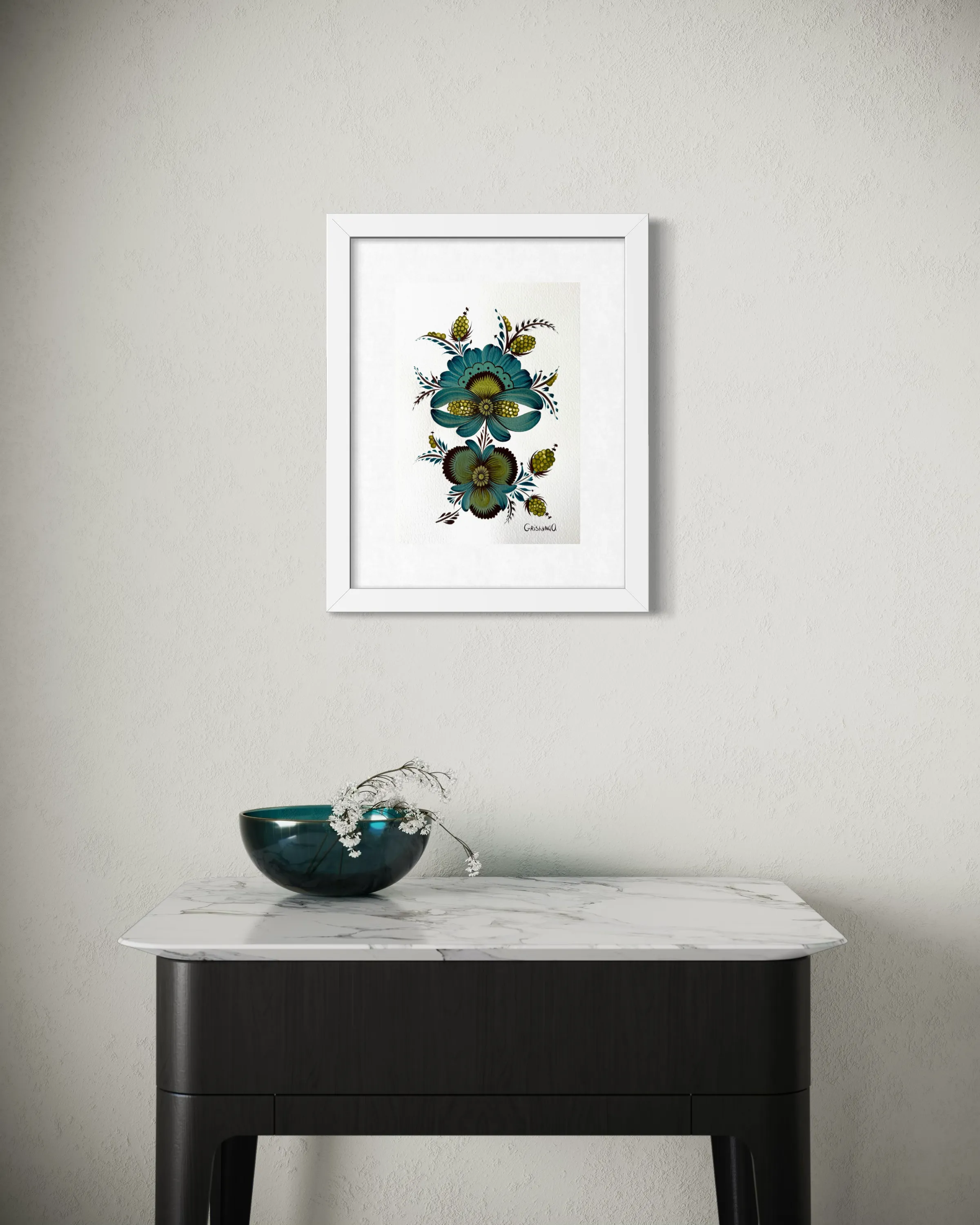 Bild von Maliovka 10 von Olena Grishyna, Größe: 21х29,7 см, hergestellt aus Acryl/Papier, Maliovky Medium, aus Deutschland, Teil der Malovky Serie, zum Preis von €60 Foto 2 von 2.