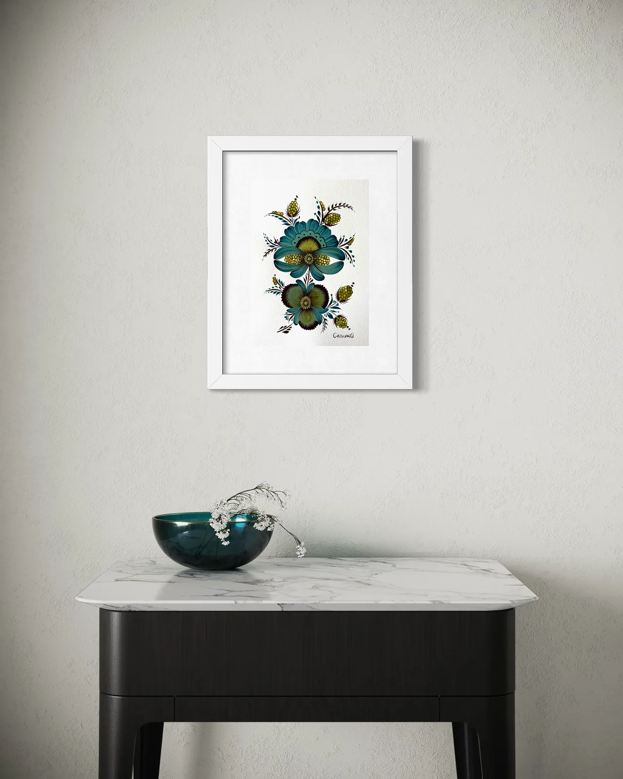 Bild von Maliovka 10 von Olena Grishyna, Größe: 21х29,7 см, hergestellt aus Acryl/Papier, Maliovky Medium, aus Deutschland, Teil der Malovky Serie, zum Preis von €60 Foto 2 von 2.