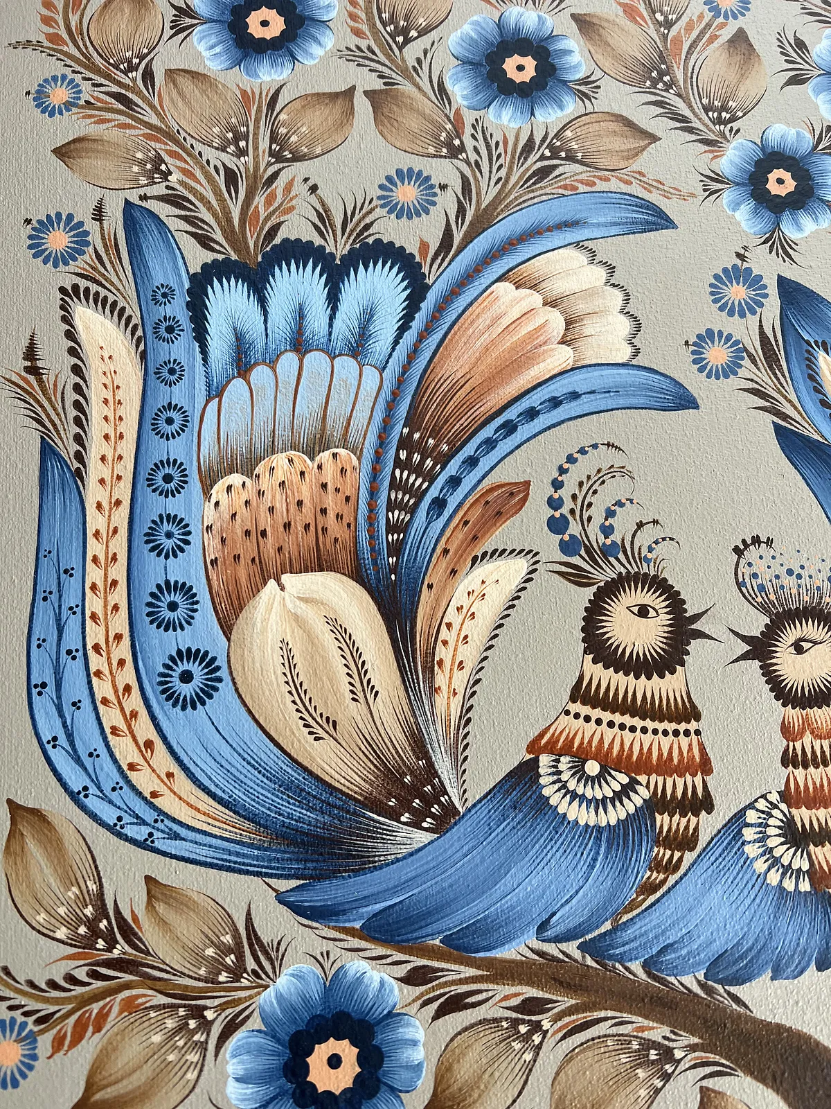 Image of In love by Olena Grishyna, size: 50х70 cm, made of acrylic/canvas, Painting medium, from Germany, priced at €450 Photo 6 of 6.