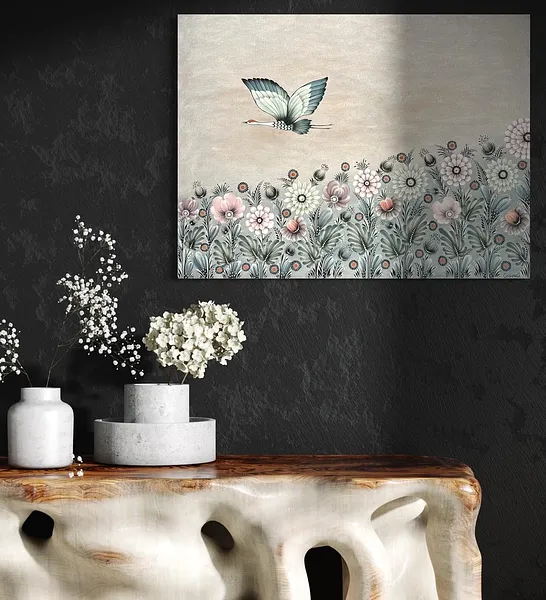Image of I will return to you at dawn by Olena Grishyna, size: 60x80cm, made of acrylic/canvas, Painting medium, from Germany, priced at €550 Photo 2 of 5.