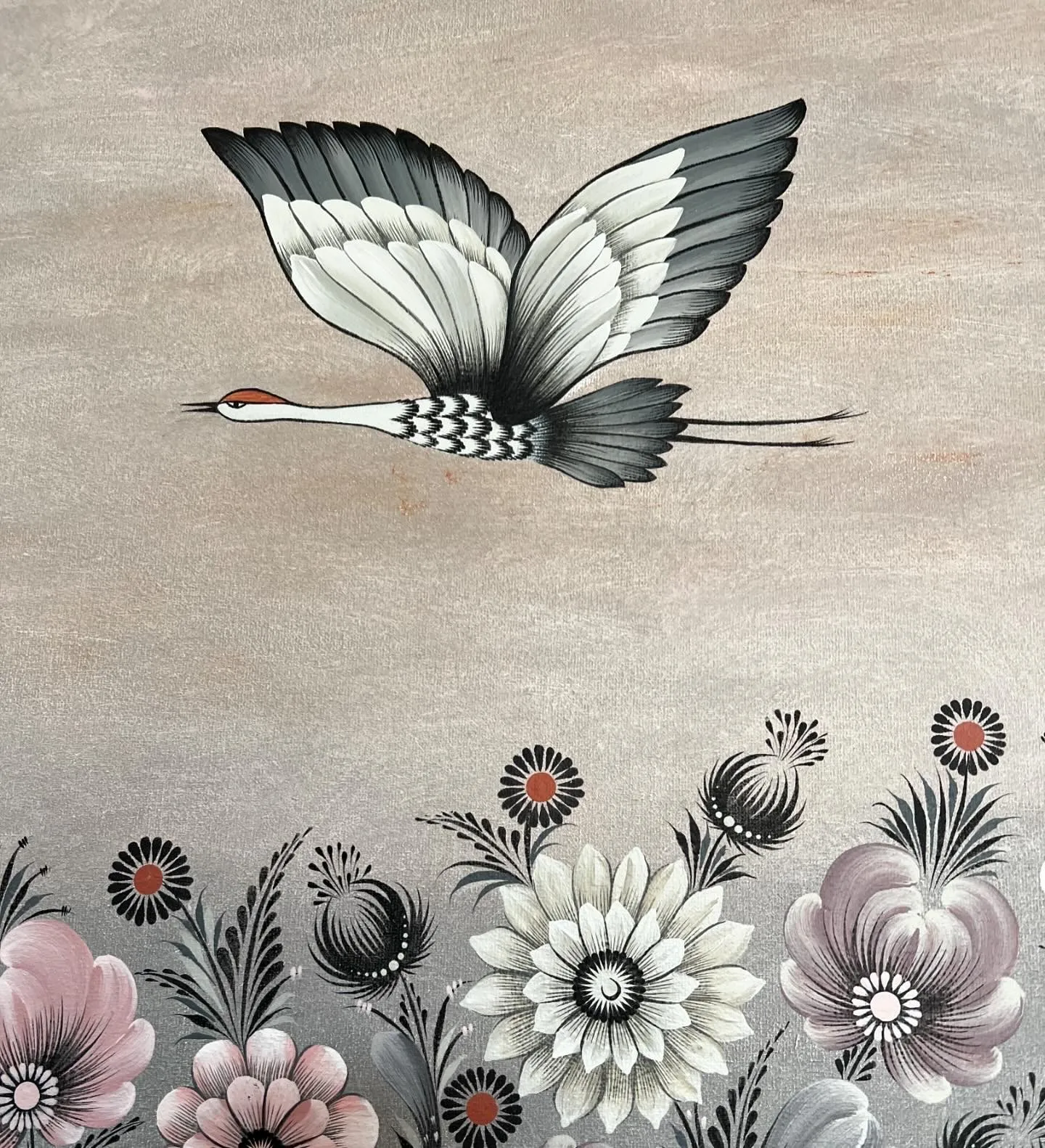 Image of I will return to you at dawn by Olena Grishyna, size: 60x80 cm, made of acrylic/canvas, Painting medium, from Germany, priced at €550 Photo 3 of 5.