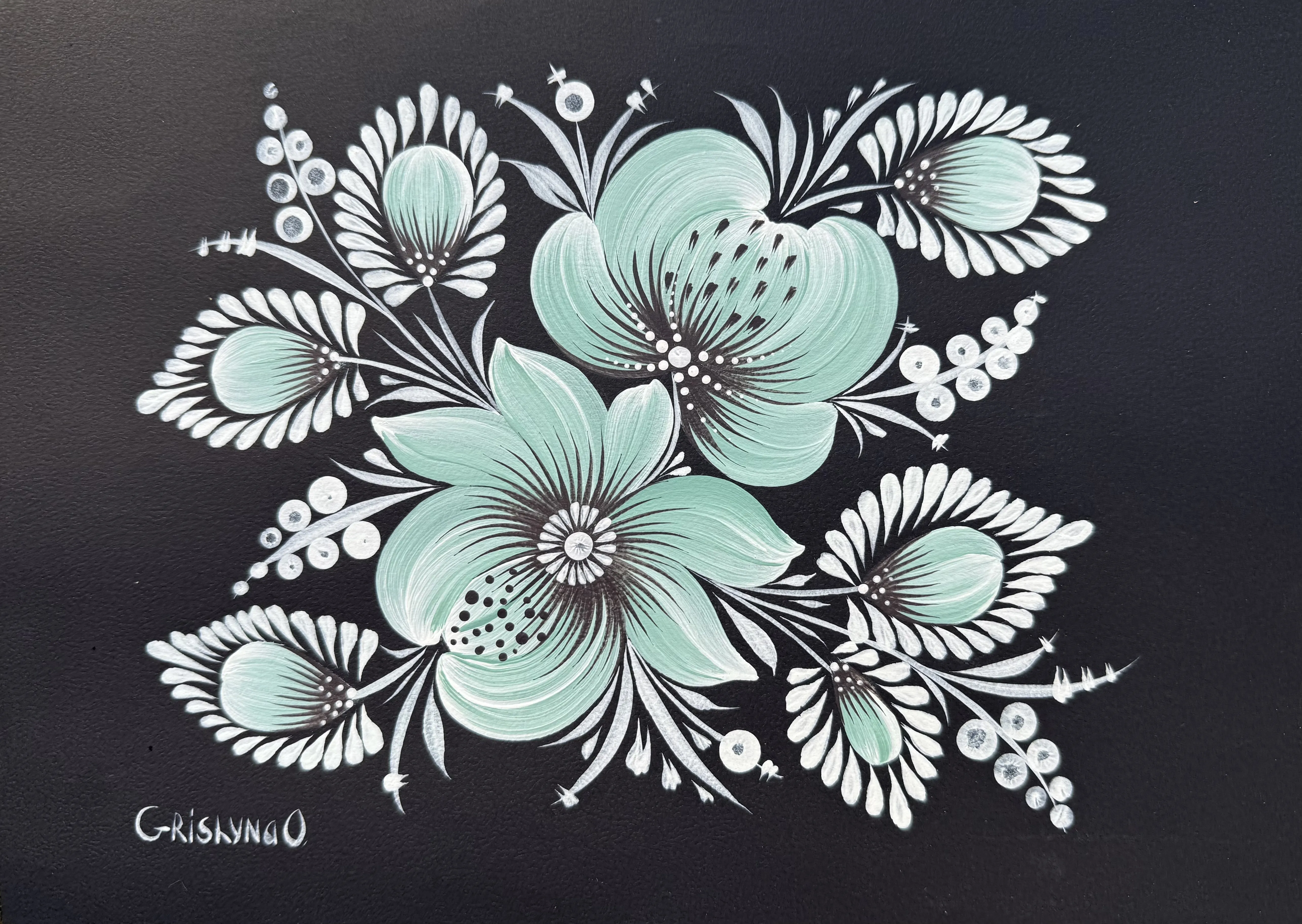 Bild von Maliovka 5 von Olena Grishyna, Größe: 21х29,7 см, hergestellt aus Acryl/Papier, Maliovky Medium, aus Deutschland, Teil der Malovky Serie, zum Preis von €70 Foto 1 von 3.