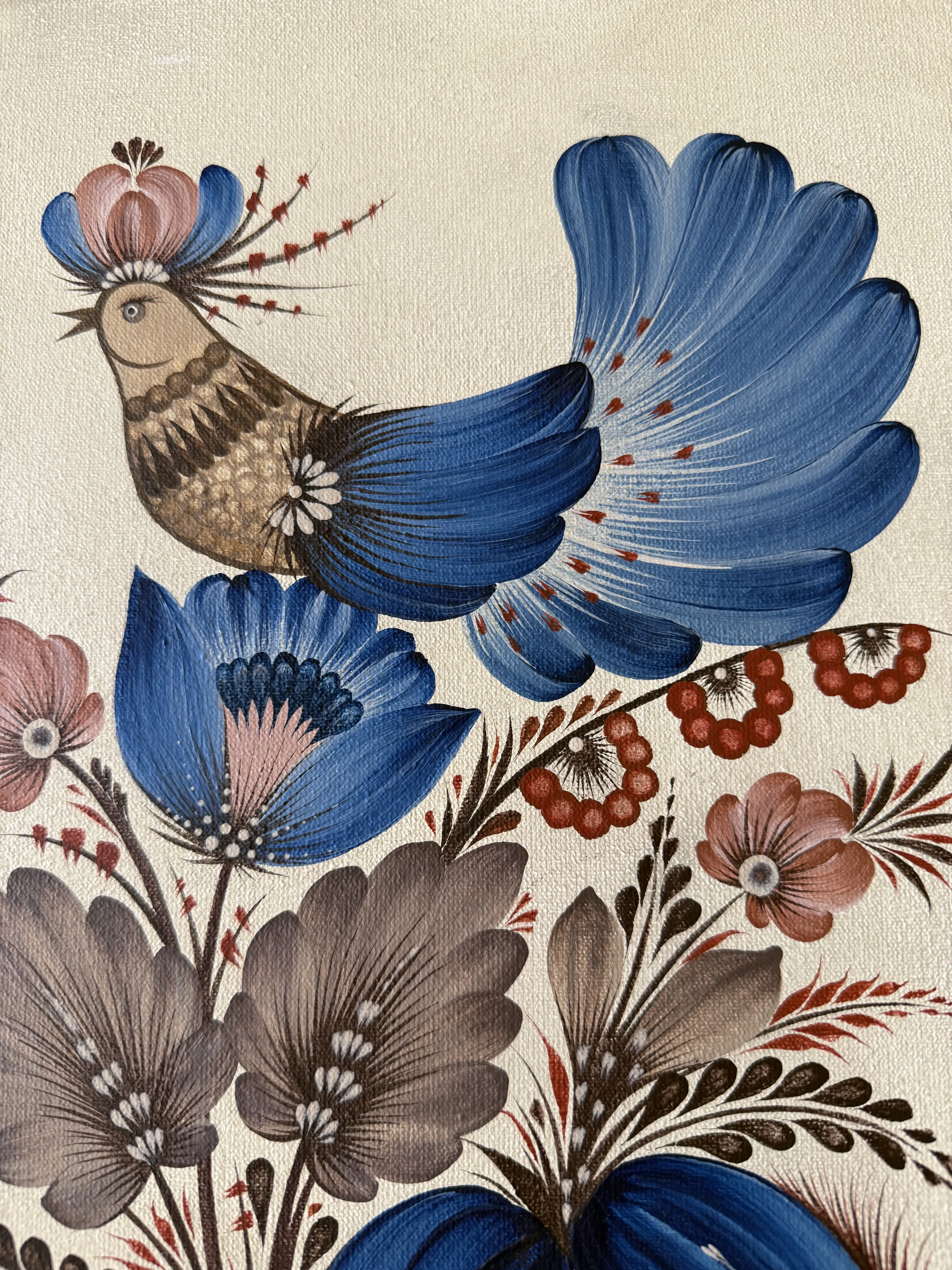 Image of The Garden of my soul by Olena Grishyna, size: 50х90 см, made of Acrylic / canvas, Painting medium, from German, priced at €750 Photo 8 of 8.