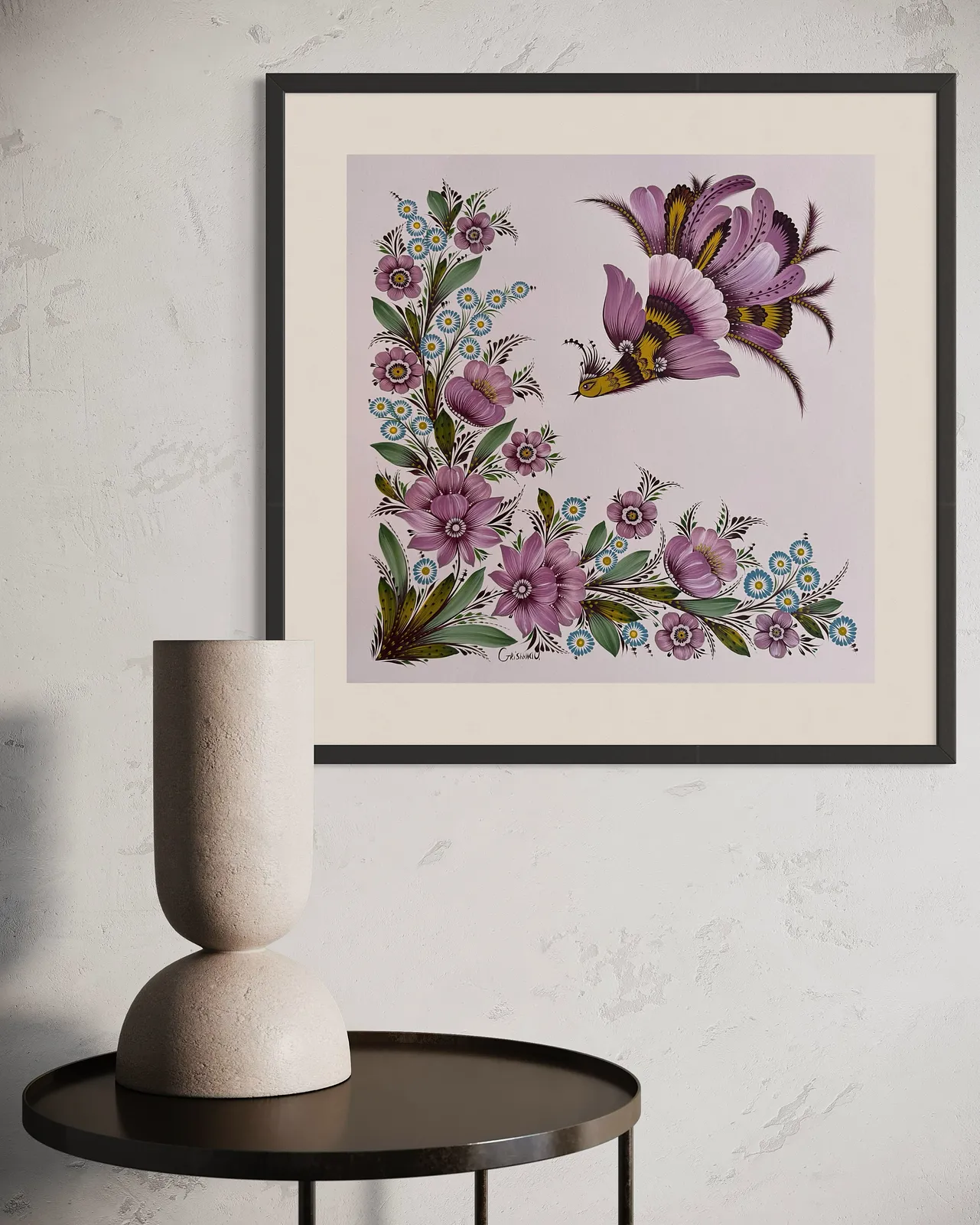 Bild von MRIIA von Olena Grishyna, Größe: 50х50 cm, hergestellt aus Acryl/Papier, Malerei Medium, aus Німеччина, zum Preis von €380 Foto 2 von 5.